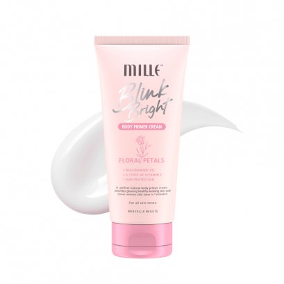 MILLE บอดี้ไพรเมอร์ BLINK BRIGHT BODY PRIMER CREAM 150 G.