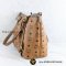 M​C​M Cognac Zipper Tote with Strap