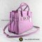 Coach Puce Purple Swagger 27 Silver Hardware EUC 35796